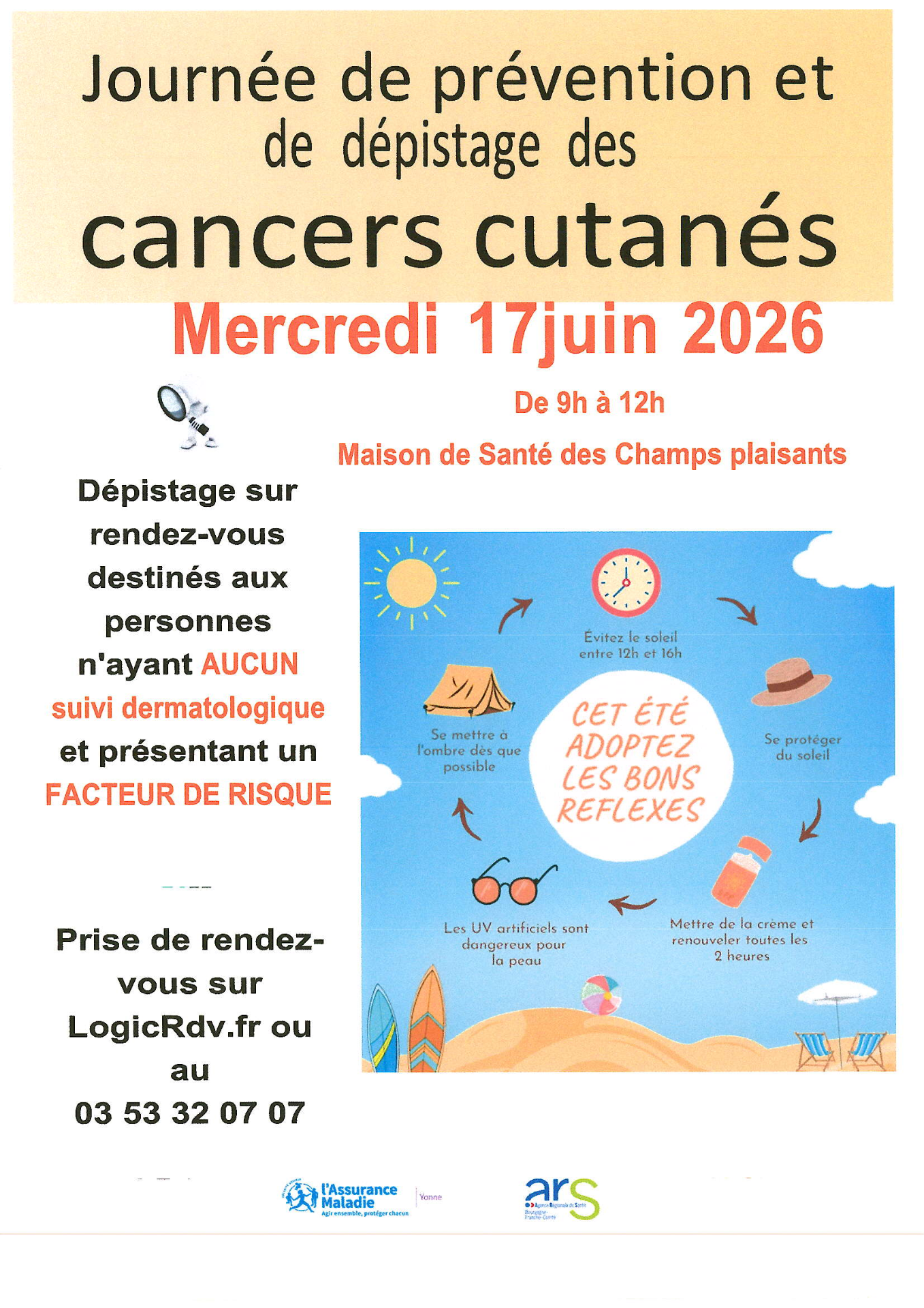 cancers cutanés dépistage