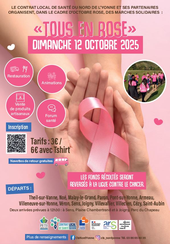 affiche marche octobre rose